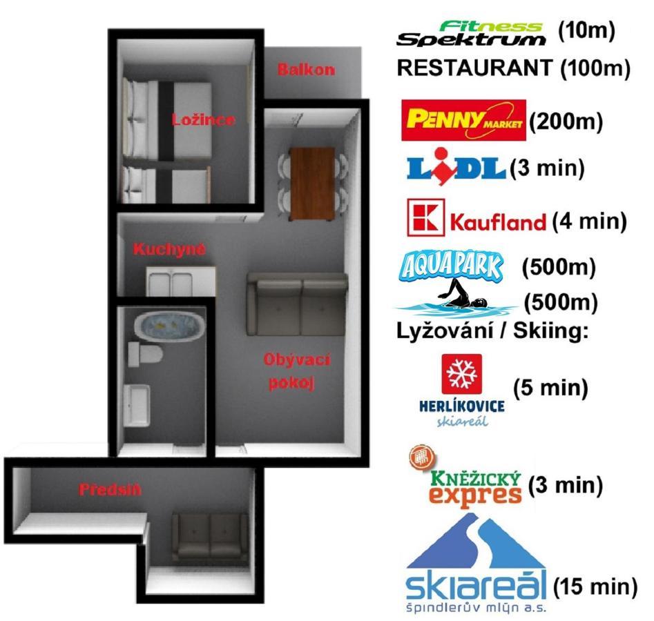 Apartman Berenika Vrchlabí Zewnętrze zdjęcie
